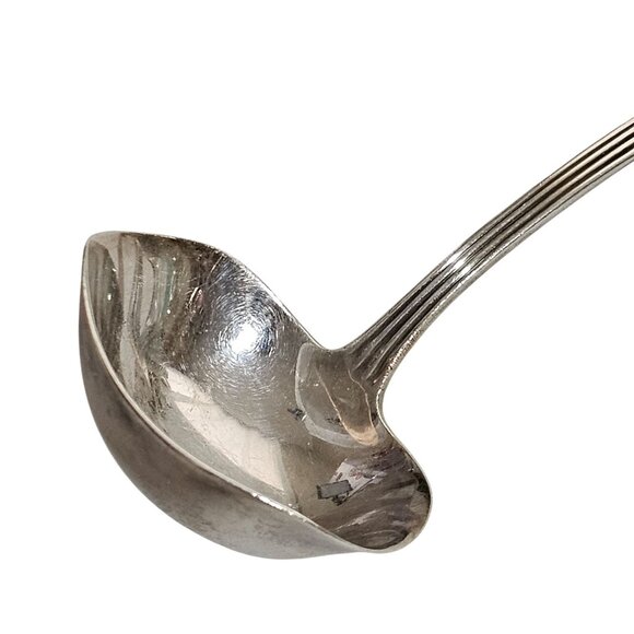 Marthinsen Blue Bells Sterling Silver Ladle 5.25" Ornate Floral Handle Norway - Picture 3 of 10